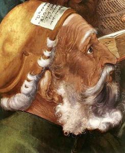 Christ Among the Doctors (detail) by Albrecht Durer