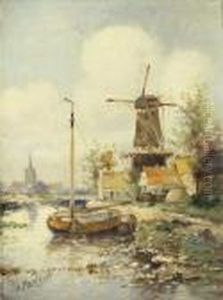 Muhle Am Fluss by Alfred Martens