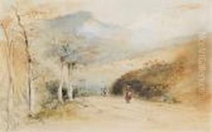 Mountainous Landscape With Figures