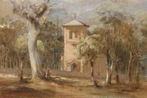 St Thomas' Church, North Sydney by Conrad Martens