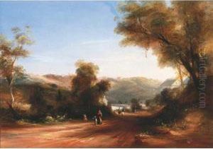 View Above Rushcutters Bay, Near Sydney, N.s. Wales by Conrad Martens