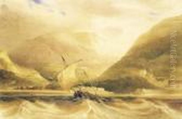 Coastal Scene Near Exmouth - view 1