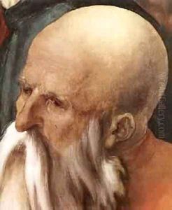 Christ Among The Doctors (Detail) 1 1506 by Albrecht Durer