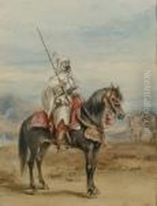 A North African Horseman by Henry Martens