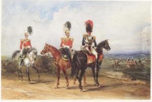 12th Lancers And Royal Horse Guards by Henry Martens