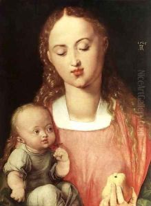 Madonna and Child with the Pear 2 by Albrecht Durer