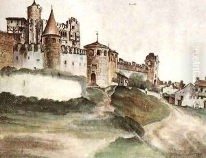 The Castle at Trento 2 by Albrecht Durer