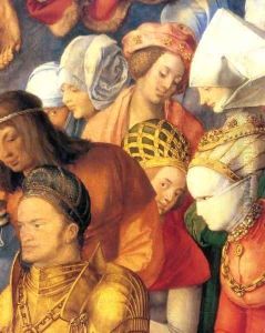 The Adoration of the Trinity (detail) 4 by Albrecht Durer