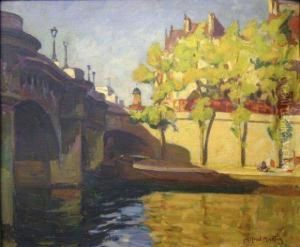 Paris. Sous Le Pont Neuf by Alfred Martin