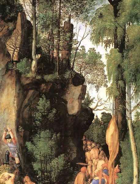 The Martyrdom of the Ten Thousand (detail) 2 - view 1