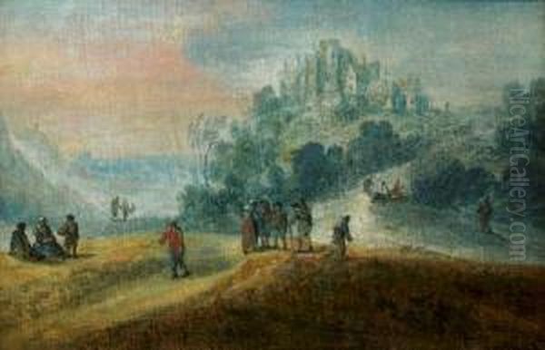 Promeneurs Sur Un Chemin - view 1