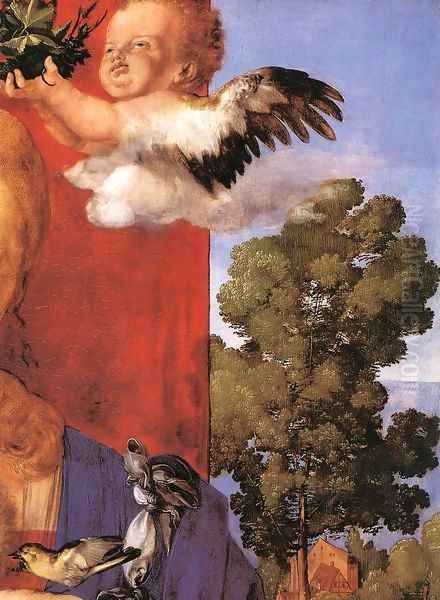 Madonna with the Siskin (detail) 3 - view 1