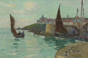 Fishing Boats Leaving Harbour
