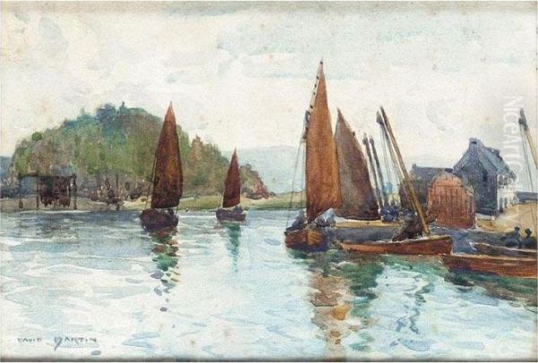 Sailing Boats In A Lake - view 1