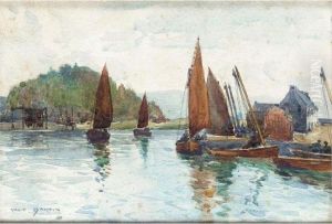 Sailing Boats In A Lake