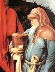 Lamentation for Christ (detail) 3 by Albrecht Durer