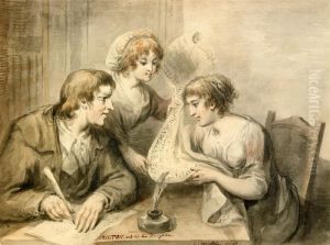 Milton And His Two Daughters