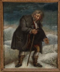 Figur Symboliserande Fattigdomen