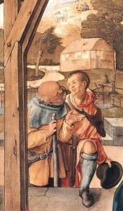 Paumgartner Altar (detail of central panel) 2 by Albrecht Durer
