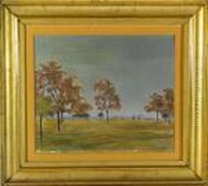 Landschaft Mit Obstbaumen by Eugene Louis Martin