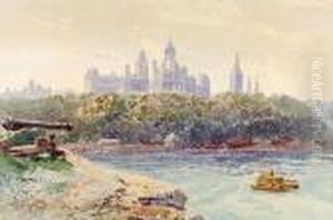 Parliament Buildings From Major's Hill,ottawa