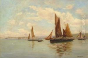 Fishing Boats In Mount by Henry Martin