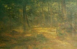 Forest Interior Inautumn by Homer Dodge Martin