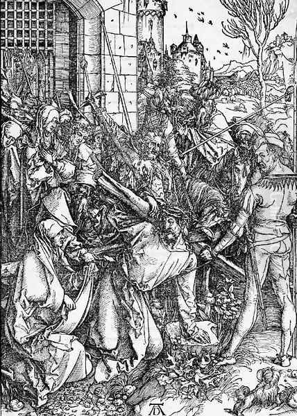 Christ carrying the Cross, from The Large Passion - view 1