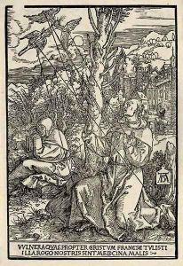 Saint Francis receiving the Stigmata by Albrecht Durer