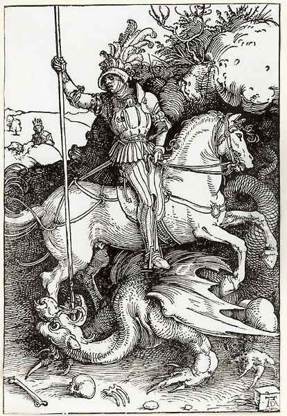 St. George killing the Dragon - view 1