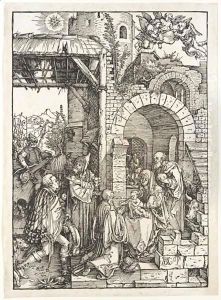 The Adoration of the Magi, from The Life of the Virgin by Albrecht Durer