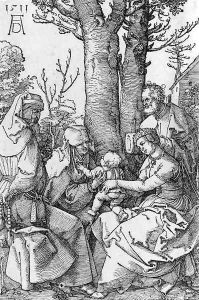 The Holy Family with Joachim and Saint Ann