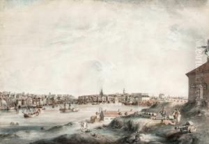 Utsigt Af Stockholm Tagen Fran Castelholmen by Johan Fredrik Martin
