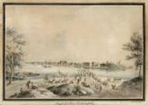 Kongl Lust Slottet Drottningholm by Johan Fredrik Martin