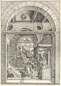 The Annunciation, from The Life of the Virgin by Albrecht Durer