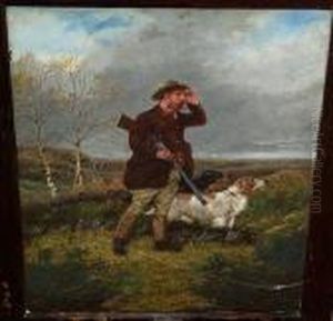"partridge Shooting, "mark 
Down"", Signed And Dated 's. Martin 1903', And Inscribed With Title
