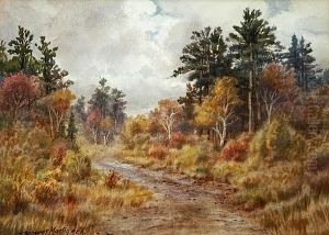 Autumnal Landscape by Thomas Mower Martin