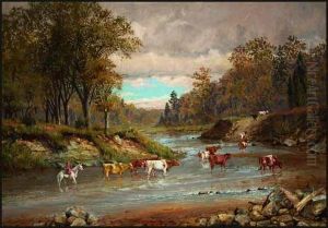 Stream With Cattle