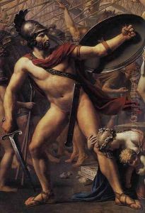The Intervention of the Sabine Women (detail 2) 1799