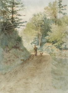 Le Sentier. (the Path). by Thomas Mower Martin