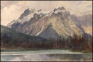 Cathedral Mountain From Kicking Horse Pass, Bc by Thomas Mower Martin
