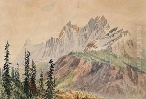 Untitled - Canadian Rockies by Thomas Mower Martin