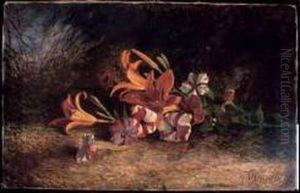 Still Life With Lillies by Thomas Mower Martin