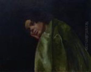 Studie Van Een Dromende Vrouw by Francois Martin-Kavel