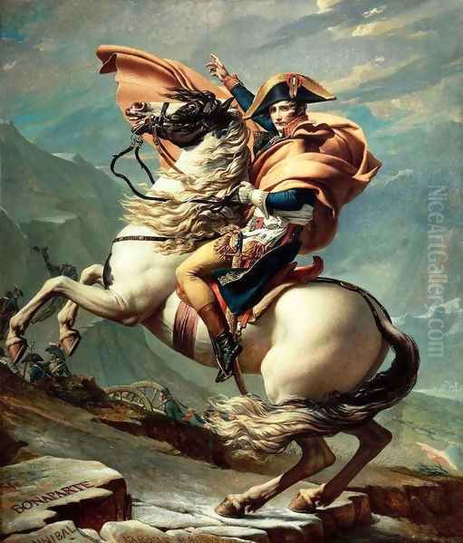 Napoleon Crossing the Alps - view 1