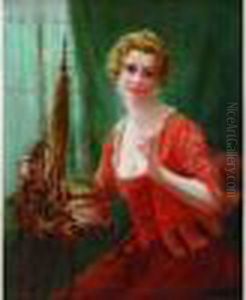 La Fileuse by Francois Martin-Kavel