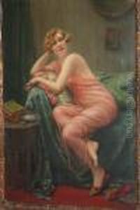 Elegante En Rose Dans Son Boudoir