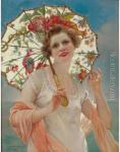Lady With A Parasol Lady With A Parasol