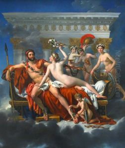 Mars Disarmed by Venus and the Three Graces 1824
