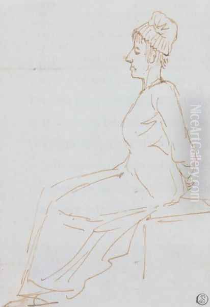 Marie Antoinette On The Way To The Guillotine 1793 - view 1